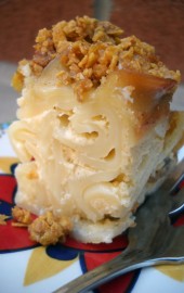 Not-Too-Cheesy Apricot Noodle Kugel