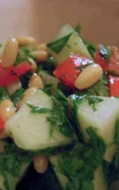 Variations on a Theme: Two Salads with Cucumber, Tomatoes, and Herbs