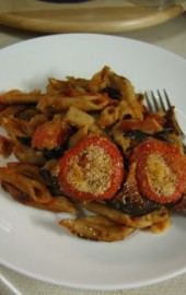 Baked Whole-Grain Penne & Roasted Eggplant