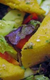 Dangerous, but Versatile: Herbed Polenta Triangles