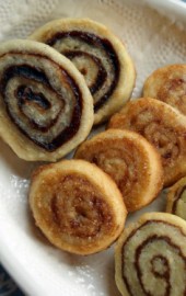 From left to right: Cranberry Pinwheels, Raspberry Pinwheels, and Nutella Pinwheels