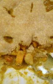 Curried Chicken & Sweet Potato Pot Pie
