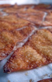 Easy Sweet Treat: Cinnamon Toast Wonton Crisps