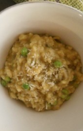 Slow Cooker Spinach, Peas & Pear Risotto: Recipe & Giveaway!