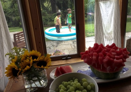 130630 frozen watermelon pops with kids