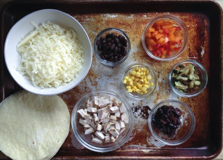 make your own quesadillas