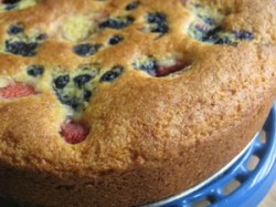 Read more about the article Cornmeal Jag, Featuring Sweet Corn Coffeecake with Mixed Berries