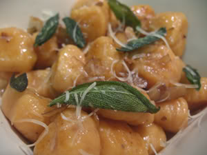You are currently viewing Sweet Potato Gnocchi with Fried Sage and Shaved Chestnuts