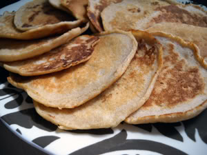 Apple-Cinnamon Whole Wheat Pancakes