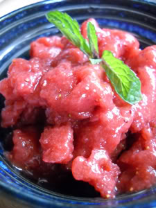 You are currently viewing Strawberry-Balsamic Granita
