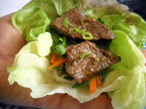 Picky Eater Special: Korean-Style Beef Lettuce Wraps with Ginger-Lime Noodles