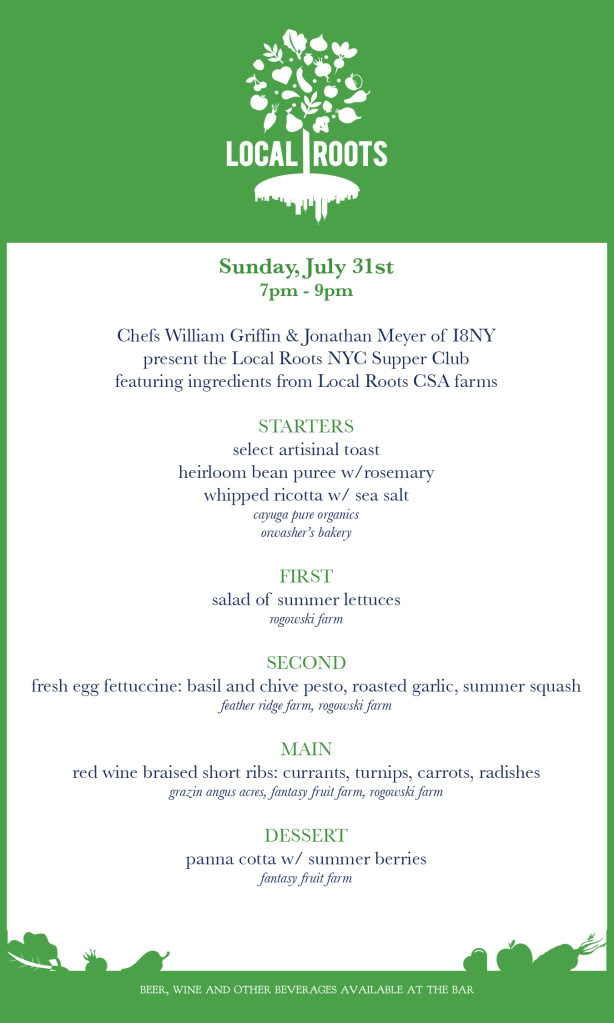 Local Roots CSA Is Hosting a Supper Club
