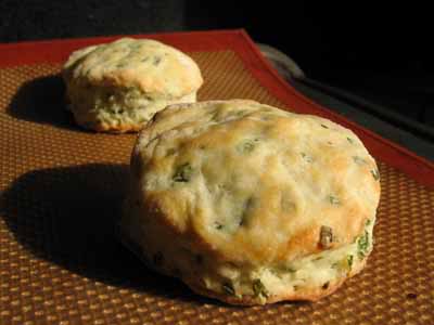 Baking for Breakfast: Low-Fat Chive & Pepper Biscuits