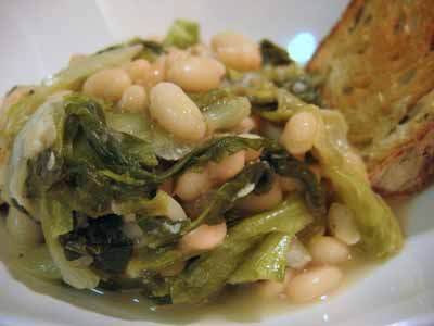 Braised Escarole and White Beans, from My New Favorite Cookbook