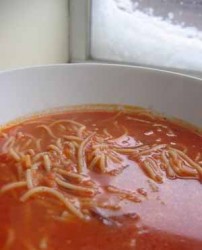 Read more about the article On Tomato Soups and Blizzards (Sopa de Fideo Aguada)