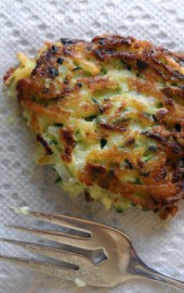 (Not Too) Cheesy Zucchini Fritters