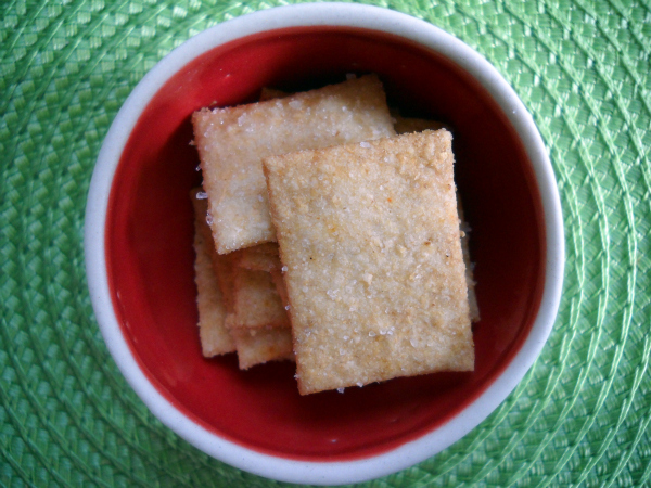 Easy Snack for the Class: Homemade Wheat Thins