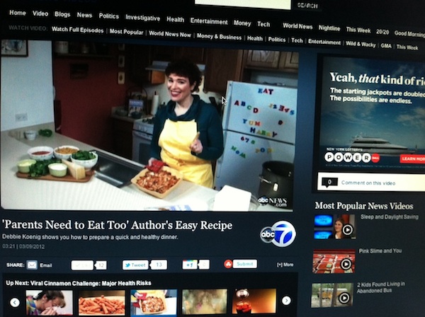 Read more about the article Big Batch Bonanza on ABC News! (Baked Macaroni with Ricotta, Spinach & Mint)