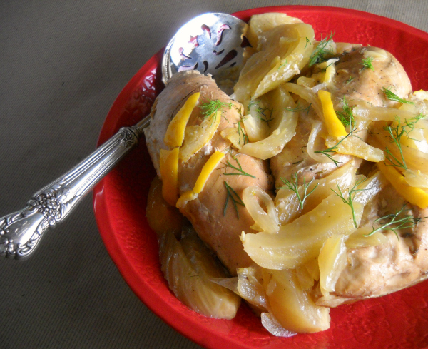 Super-Simple Seder Meal: Slow Cooker Chicken with Fennel & Lemon