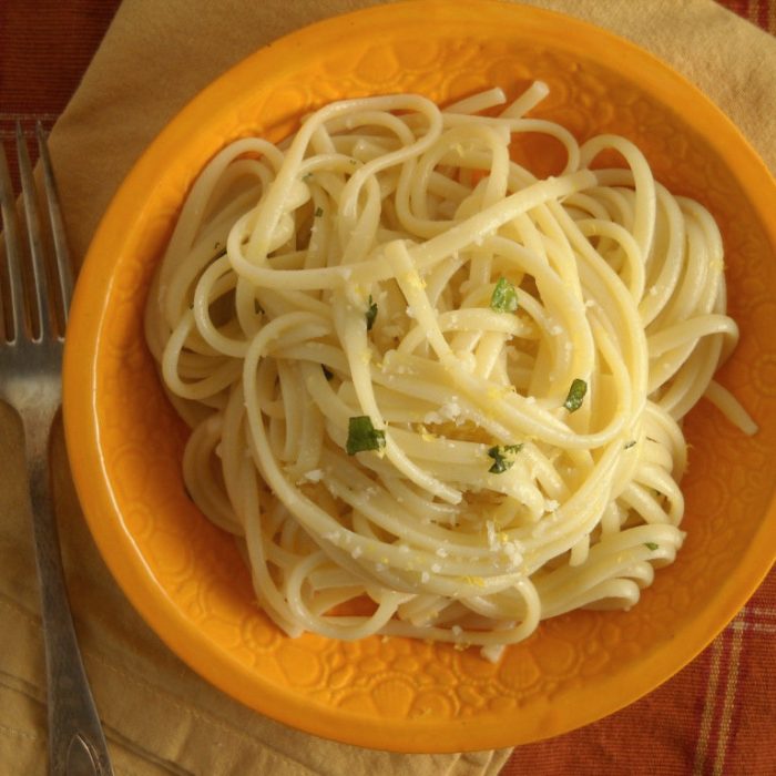 The World’s Easiest Mother’s Day Menu [Recipe: Linguine with Pecorino, Lemon, and Mint]