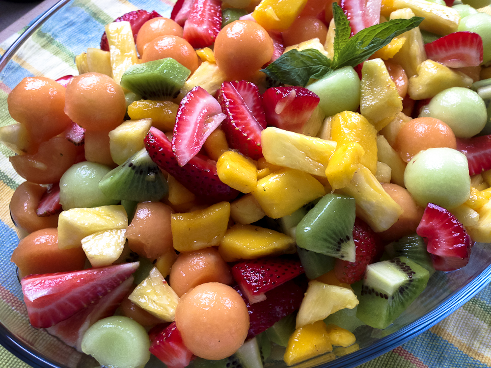 Summer Preview: Ginger-Mint Fruit Salad