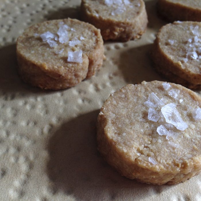 Salty Cashew Shortbread (Holiday Cookies)
