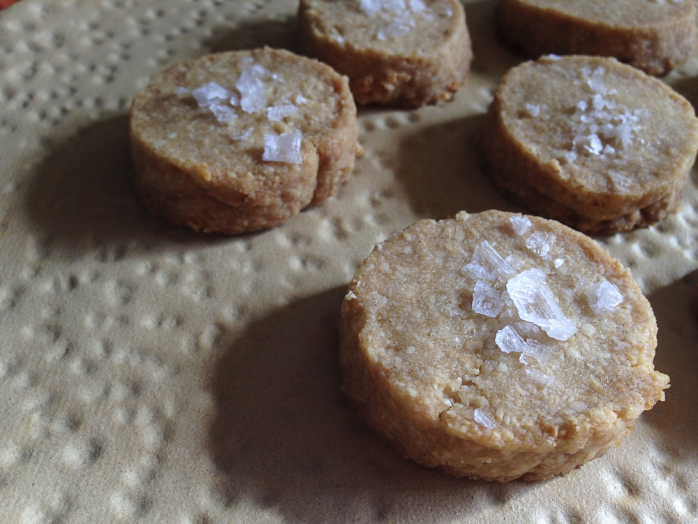 Salty Cashew Shortbread (Holiday Cookies)